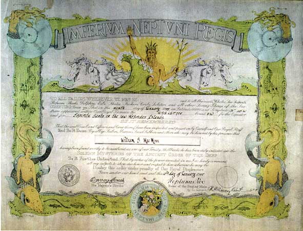 Shellback Certificate