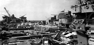 Unloading Ammo onto USS Heywood L. Edwards